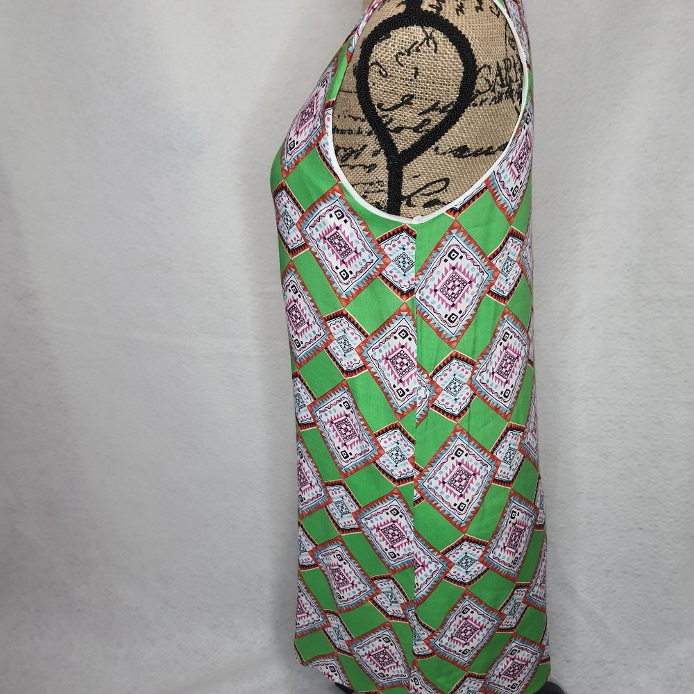 Women's Newbury Kustom Pattern Slip Dress Small - Picture 2 of 6